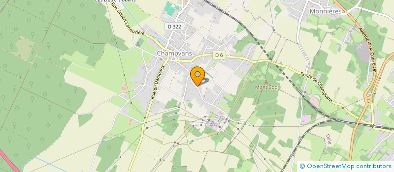 localisation de l'entreprise MONSIEUR REGIS DUVAL  CHAMPVANS