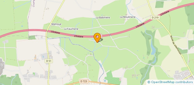 localisation de l'entreprise MONSIEUR REGIS DUVAL  CHAMPTOCE-SUR-LOIRE