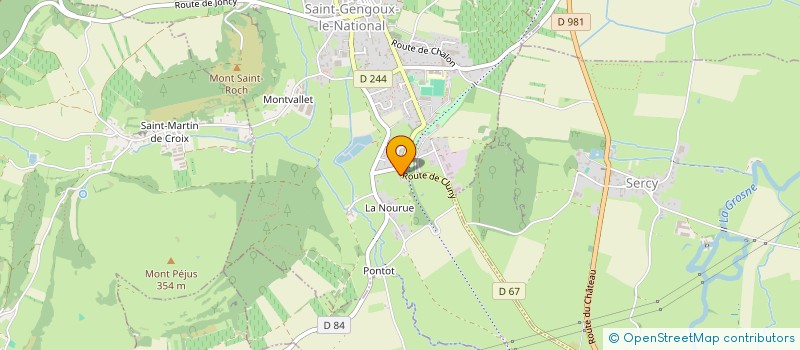 localisation de l'entreprise MONSIEUR REGIS DUVERGEY  MALAY