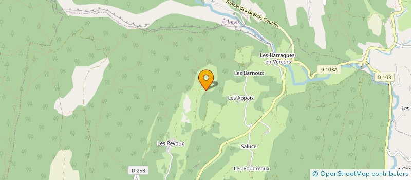 localisation de l'entreprise MONSIEUR REGIS FAURE  SAINT-AGNAN-EN-VERCORS