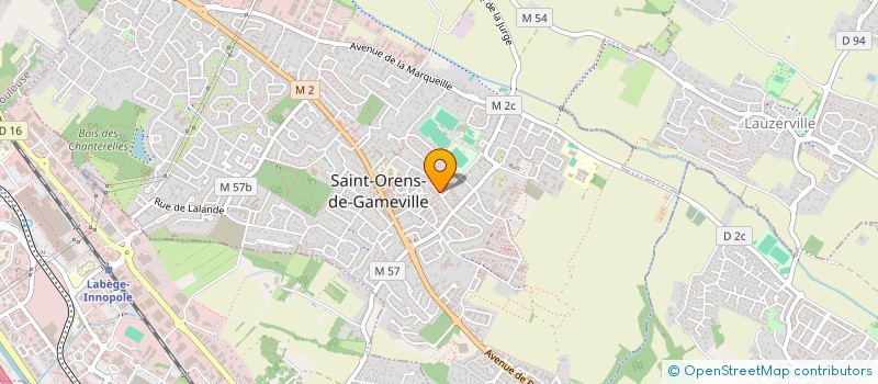 localisation de l'entreprise MONSIEUR REGIS FAURE à SAINT-ORENS-DE-GAMEVILLE