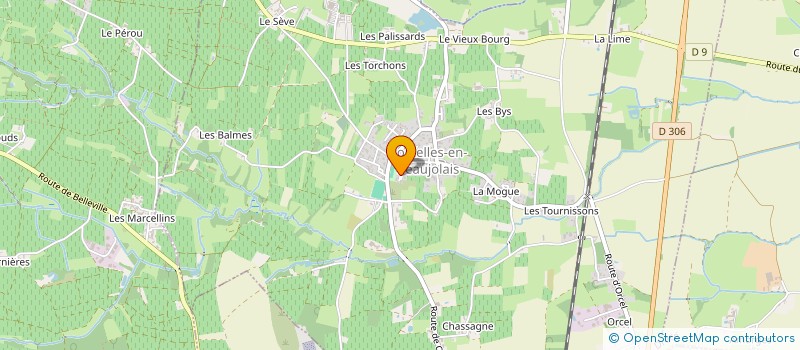 localisation de l'entreprise MONSIEUR REGIS FAVRE  CORCELLES-EN-BEAUJOLAIS