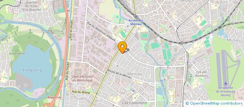 localisation de l'entreprise MONSIEUR REGIS FEBVRE  STRASBOURG