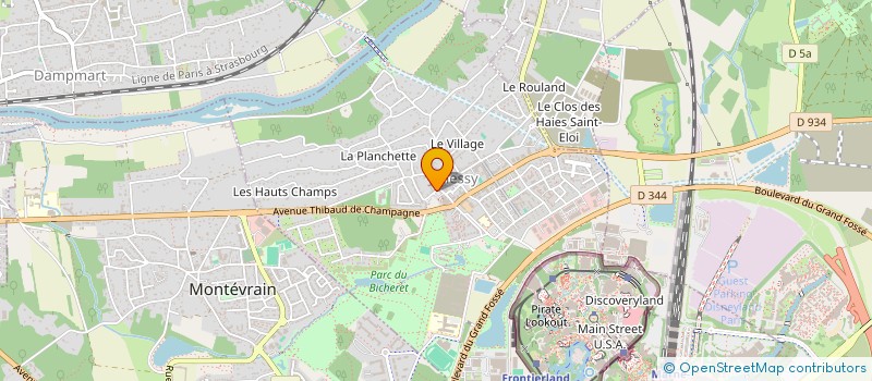 localisation de l'entreprise MONSIEUR REGIS FENET  CHESSY