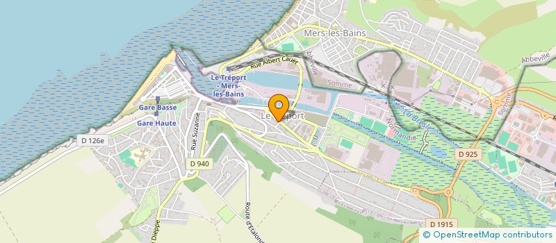 localisation de l'entreprise MONSIEUR REGIS FERET  LE TREPORT