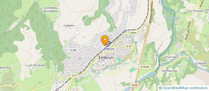 localisation de l'entreprise MONSIEUR REGIS FERRE à EMBRUN