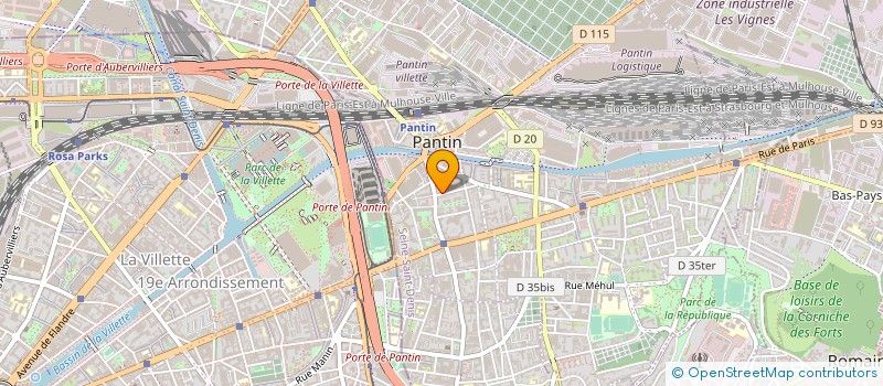 localisation de l'entreprise MONSIEUR REGIS FIALAIRE à PANTIN