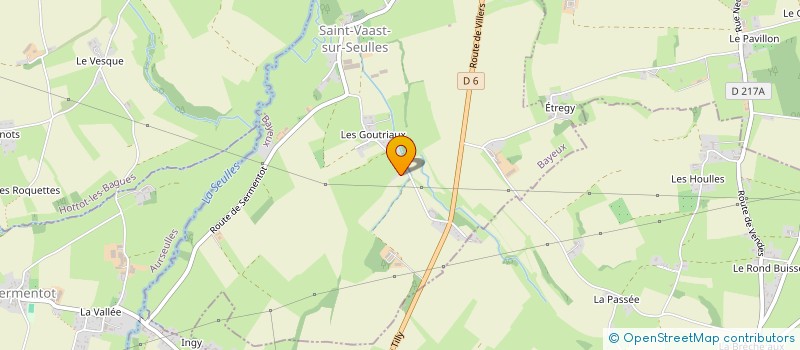 localisation de l'entreprise MONSIEUR REGIS FIERVILLE à AURSEULLES