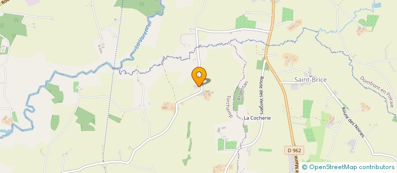 localisation de l'entreprise MONSIEUR REGIS FLEURISSON à CEAUCE