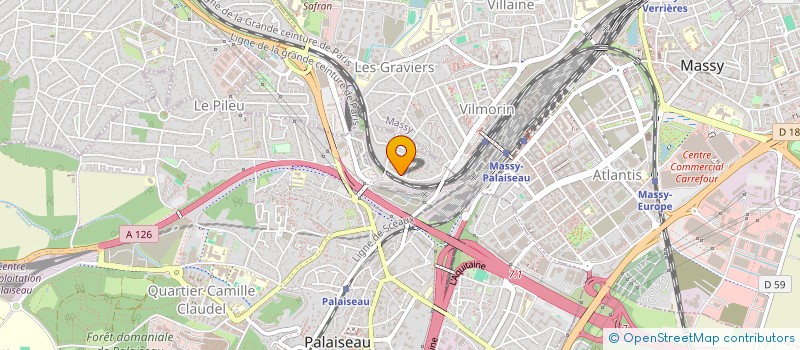 localisation de l'entreprise MONSIEUR REGIS FOREST  PALAISEAU