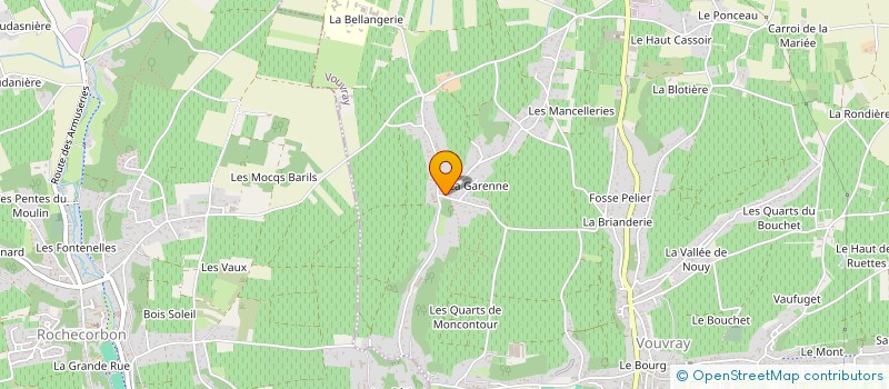 localisation de l'entreprise MONSIEUR REGIS FORTINEAU à VOUVRAY