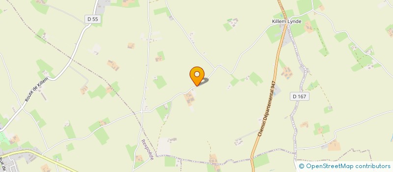 localisation de l'entreprise MONSIEUR REGIS FOSSAERT  KILLEM