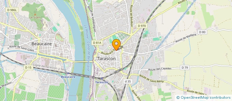 localisation de l'entreprise MONSIEUR REGIS FRANCO  TARASCON