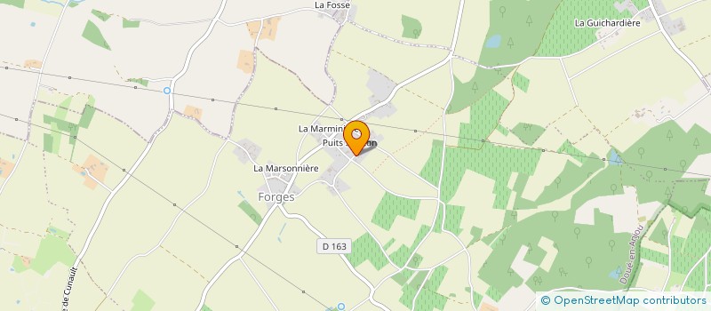 localisation de l'entreprise MONSIEUR REGIS FRIBAULT à DOUE-EN-ANJOU