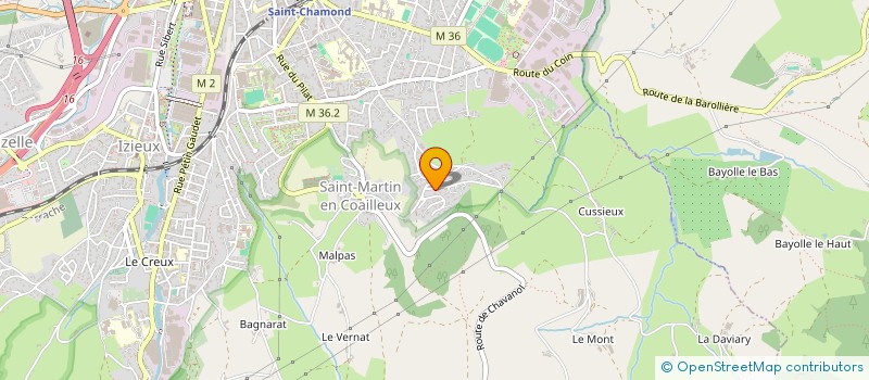 localisation de l'entreprise MONSIEUR REGIS GACHET  SAINT-CHAMOND