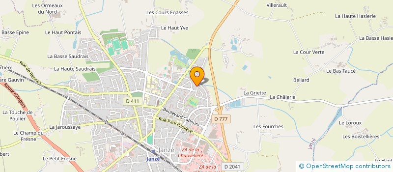 localisation de l'entreprise MONSIEUR REGIS GAILLARD  JANZE