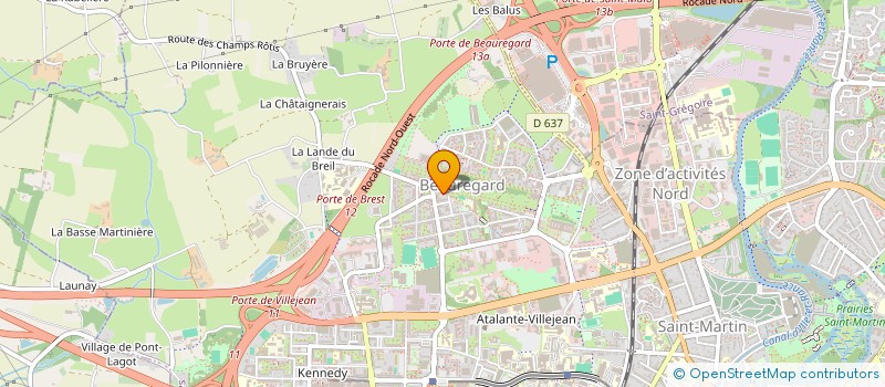 localisation de l'entreprise MONSIEUR REGIS GALLET à RENNES