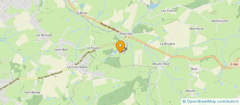 localisation de l'entreprise MONSIEUR REGIS GATEAU  SAINT-ROMAIN-SOUS-GOURDON