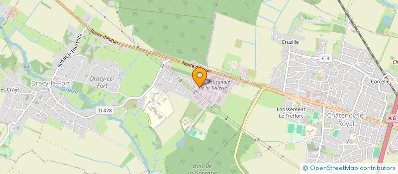 localisation de l'entreprise MONSIEUR REGIS GAUDILLAT  DRACY-LE-FORT