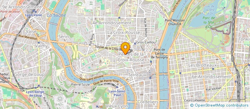 localisation de l'entreprise MONSIEUR REGIS GAUDIN à LYON