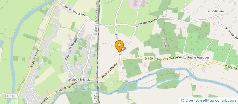 localisation de l'entreprise MONSIEUR REGIS GAUTREAU  BRIOLLAY