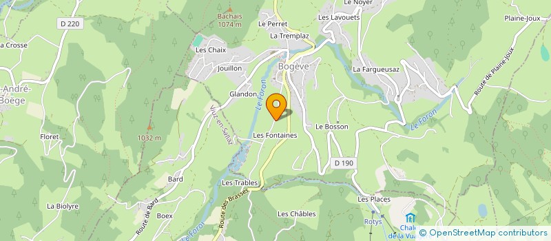 localisation de l'entreprise MONSIEUR REGIS GAVARD COLENNY à BOGEVE