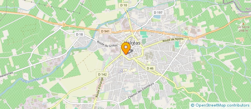 localisation de l'entreprise MONSIEUR REGIS GEORGES AUBERT à VALREAS