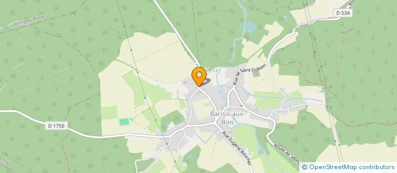 localisation de l'entreprise MONSIEUR REGIS GERNON  BARISIS-AUX-BOIS