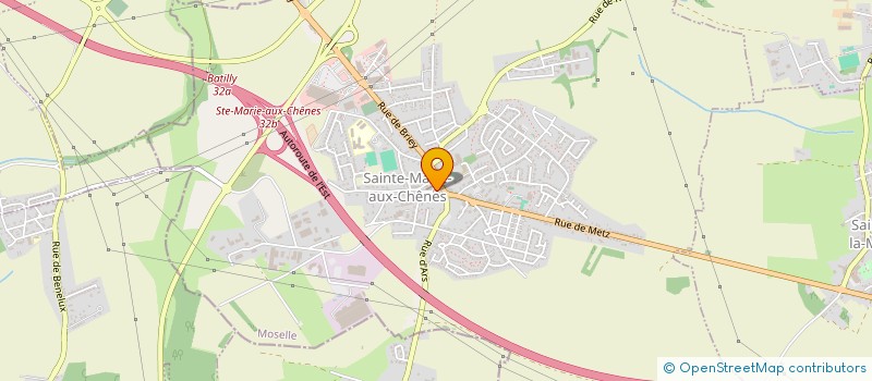 localisation de l'entreprise MONSIEUR REGIS GHENO  SAINTE-MARIE-AUX-CHENES