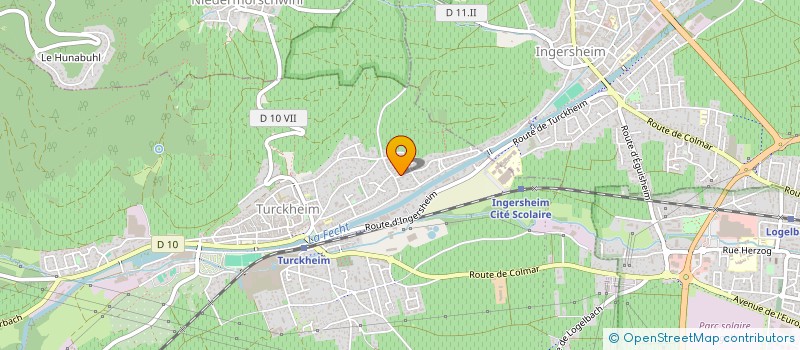 localisation de l'entreprise MONSIEUR REGIS GISSINGER  WALBACH