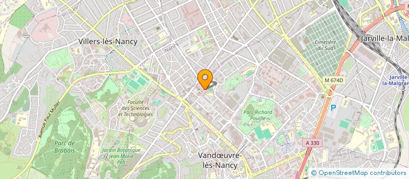 localisation de l'entreprise MONSIEUR REGIS GLEYO  VANDUVRE-LES-NANCY