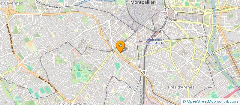 localisation de l'entreprise MONSIEUR REGIS GODARD à MONTPELLIER
