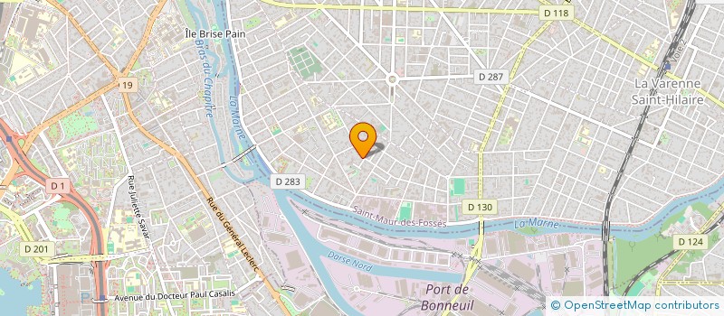 localisation de l'entreprise MONSIEUR REGIS GODART à SAINT-MAUR-DES-FOSSES