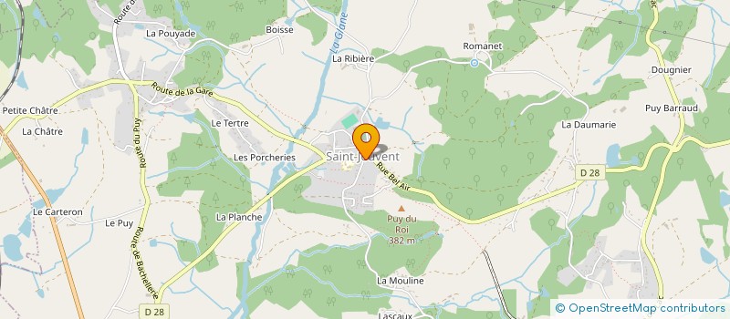 localisation de l'entreprise MONSIEUR REGIS GOGUILLON à SAINT-JOUVENT