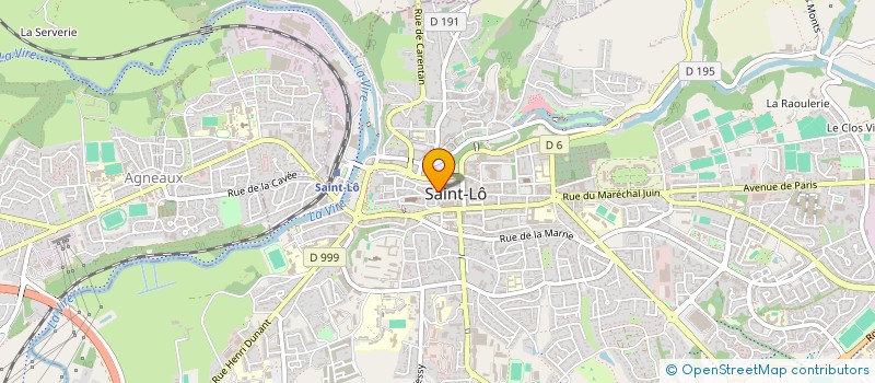 localisation de l'entreprise MONSIEUR REGIS GORREGUES  SAINT-LO