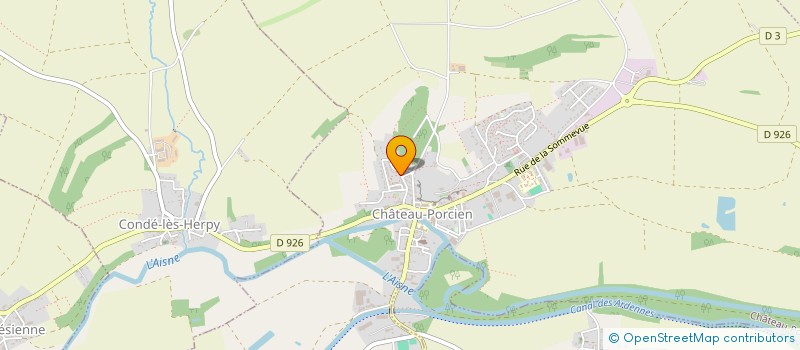 localisation de l'entreprise MONSIEUR REGIS GOSSELIN  CHATEAU-PORCIEN