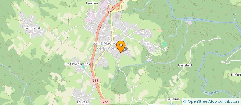 localisation de l'entreprise MONSIEUR REGIS GRANGETTE  LAPTE