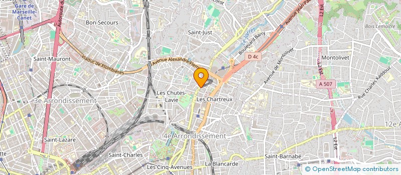 localisation de l'entreprise MONSIEUR REGIS GRASSI à MARSEILLE