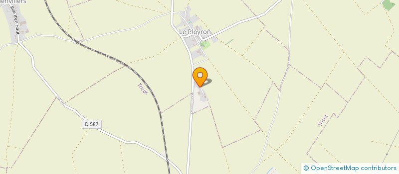 localisation de l'entreprise MONSIEUR REGIS GREVIN  LE PLOYRON