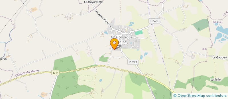 localisation de l'entreprise MONSIEUR REGIS GRUDE  CHALONS-DU-MAINE