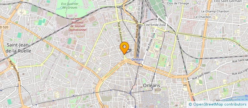 localisation de l'entreprise MONSIEUR REGIS GUEMAIN à ORLEANS