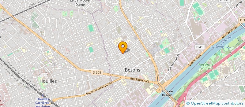 localisation de l'entreprise MONSIEUR REGIS GUESSONA  BEZONS