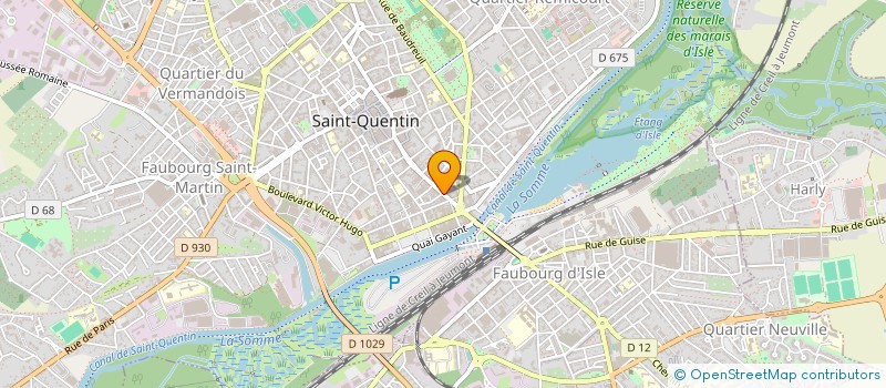 localisation de l'entreprise MONSIEUR REGIS GUEZOU  SAINT QUENTIN