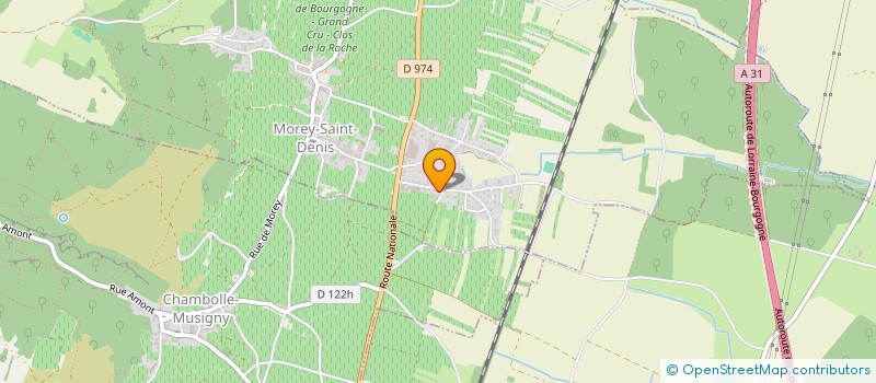 localisation de l'entreprise MONSIEUR REGIS GUILLAUME  MOREY-SAINT-DENIS