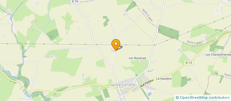 localisation de l'entreprise MONSIEUR REGIS GUILLOCHON  SAINTE-CEROTTE