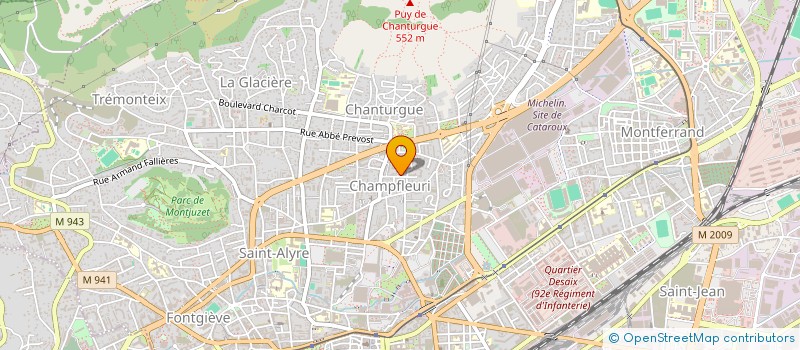 localisation de l'entreprise MONSIEUR REGIS GUILLOT à CLERMONT-FERRAND