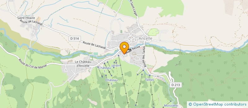 localisation de l'entreprise MONSIEUR REGIS GUION  SAINT-MICHEL-DE-CHAILLOL