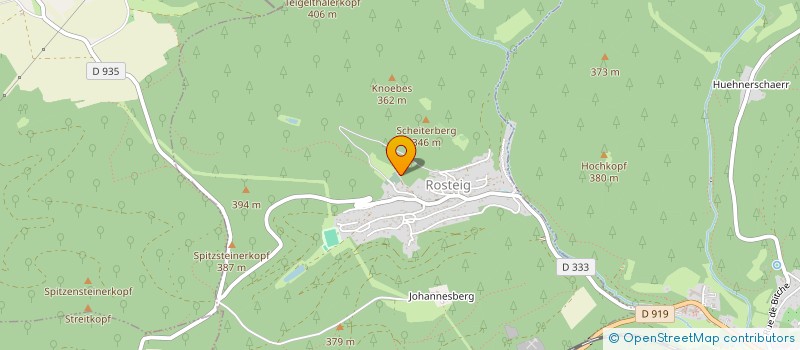 localisation de l'entreprise MONSIEUR REGIS HAHN  ROSTEIG