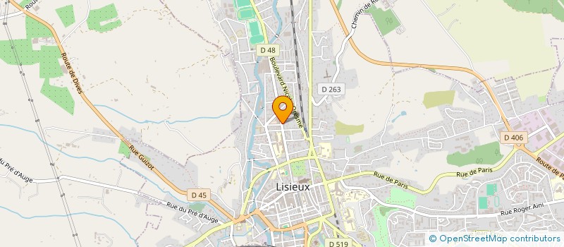 localisation de l'entreprise MONSIEUR REGIS HAMELIN à LISIEUX