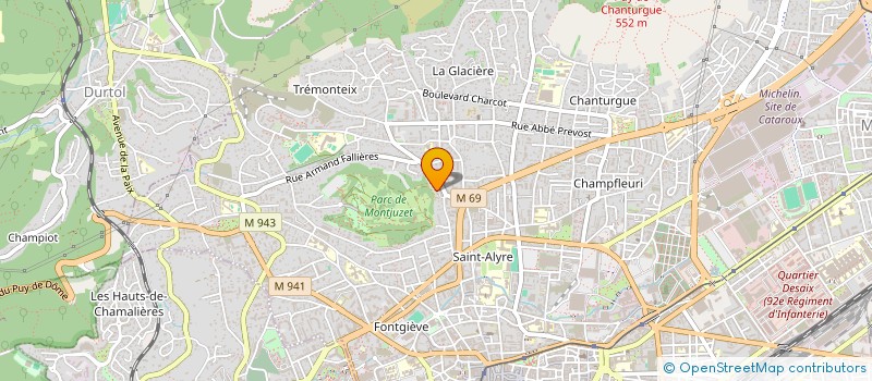 localisation de l'entreprise MONSIEUR REGIS HAMILCARO  CLERMONT-FERRAND